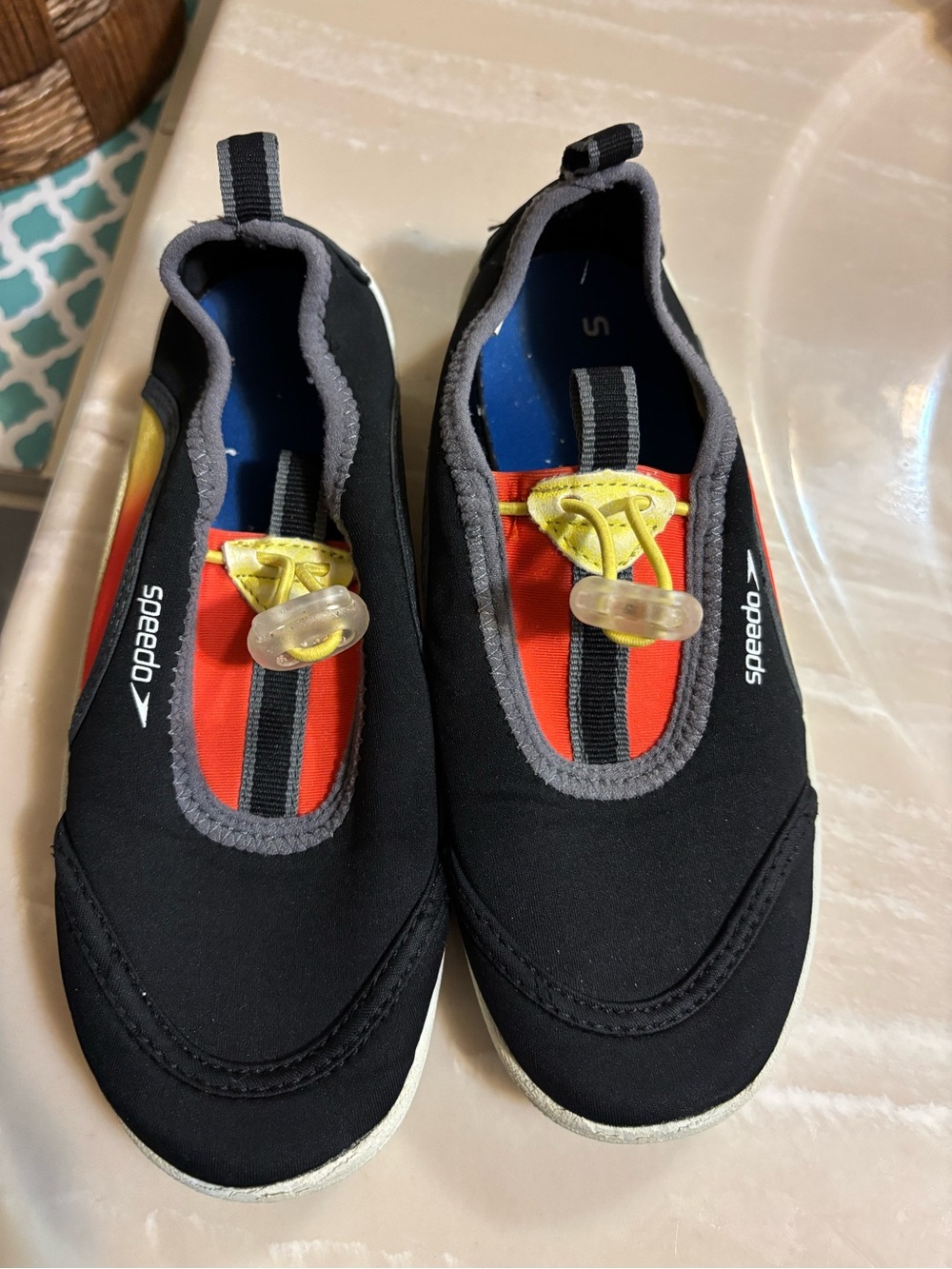 Speedo Kids Black Water Shoes Size 13/1 Small